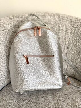 Ted Baker silver backpack